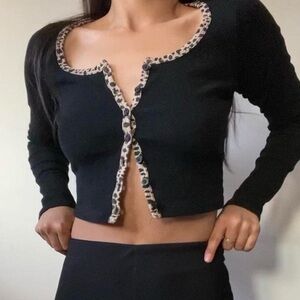 Leopard brandy Melville top